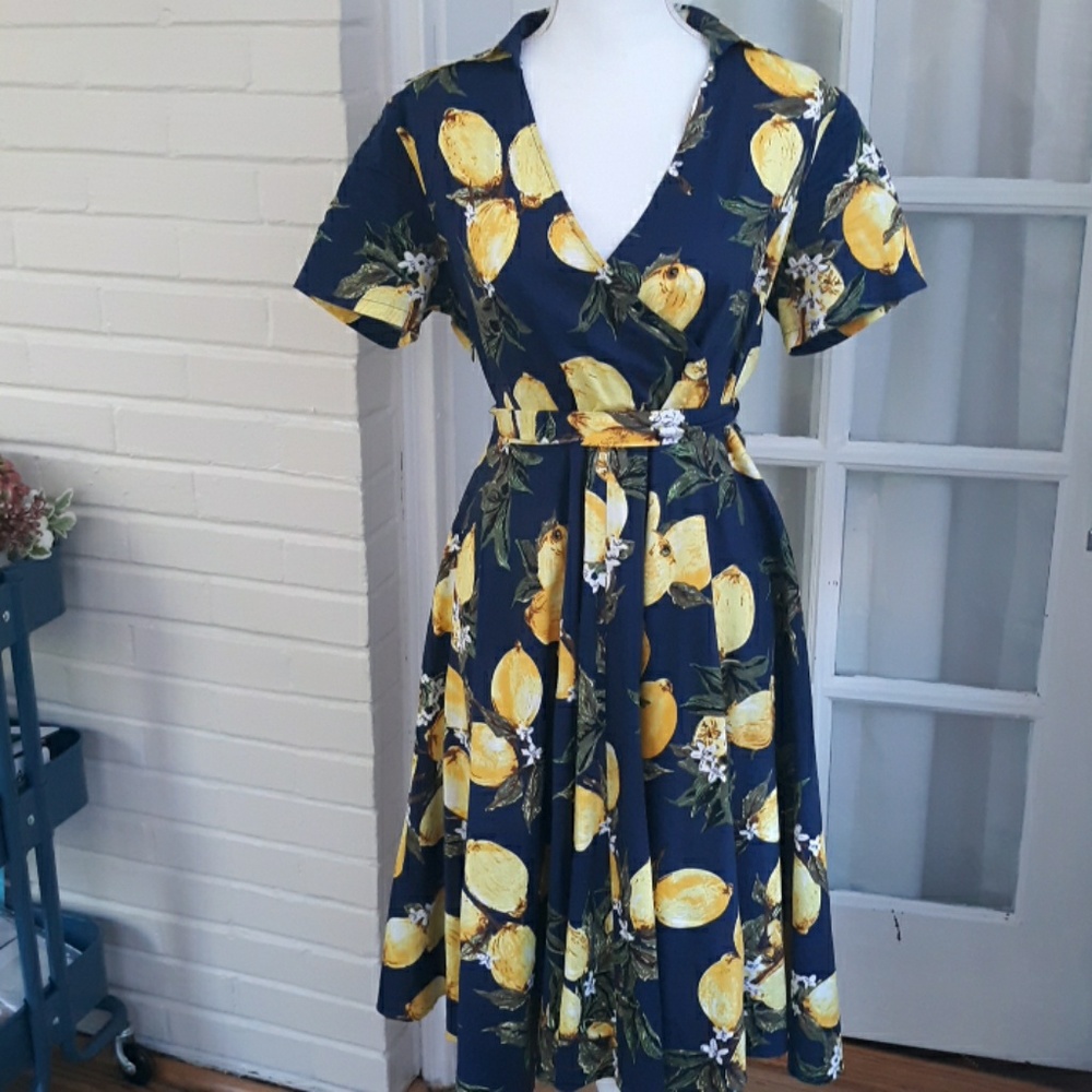 Retro 50's Style Lemon Dress